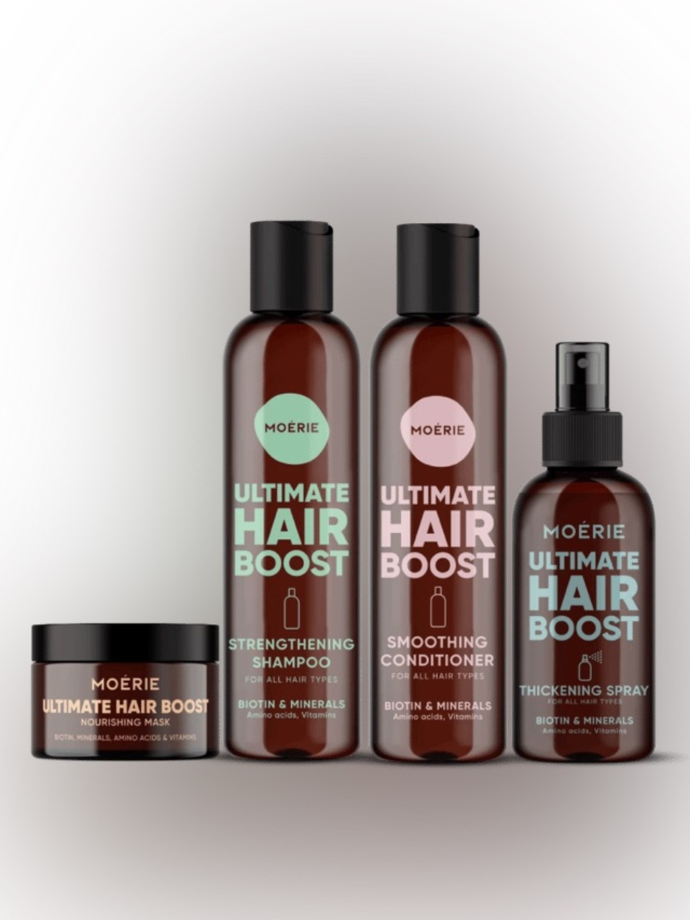 Moerie Complete Strengthening Hair Boost Set